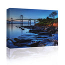 Sound Art Canvas + Bluetooth Speaker Bridge Over Water