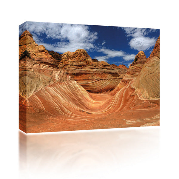 Sound Art Canvas + Bluetooth Speaker Desert Rocks