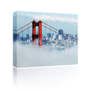 Sound Art Canvas + Bluetooth Speaker Bridge In The Clouds