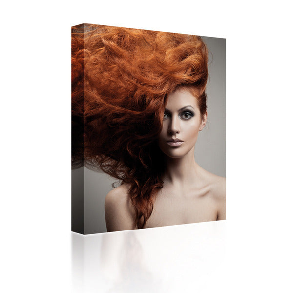 Sound Art Canvas + Bluetooth Speaker Lady With Red Hair