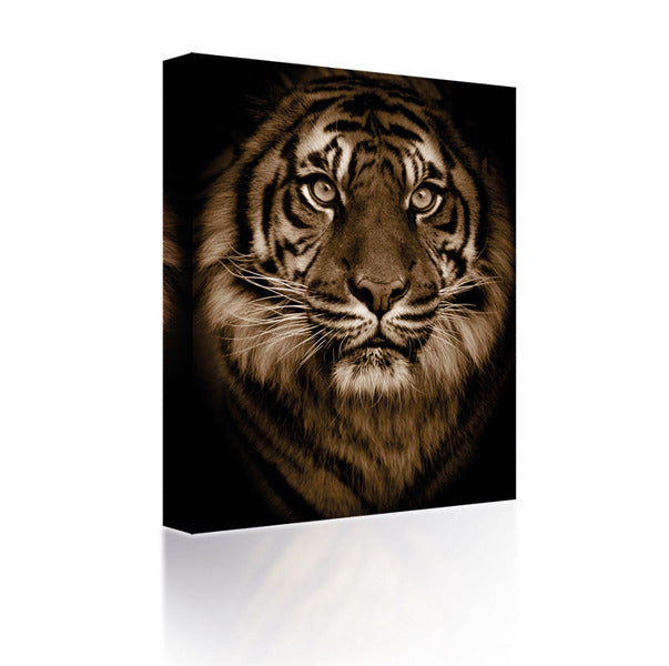 Sound Art Canvas + Bluetooth Speaker Tiger's Face