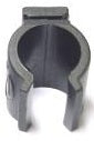 Jasbeschermerklem Hesling normaal 13 mm - zwart