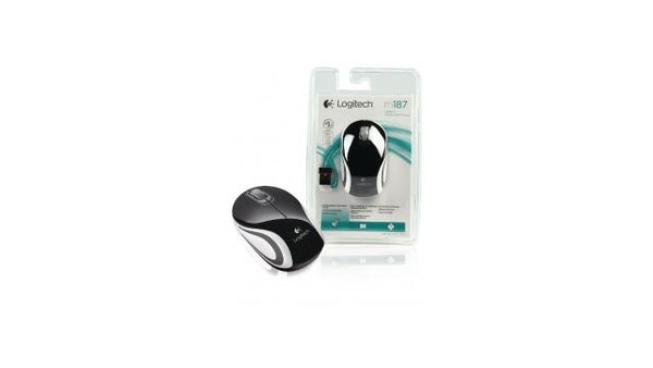 Logitech LGT-M187B Draadloze Mini Muis Zwart