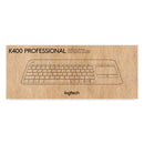 Logitech LGT-K400 Draadloos Keyboard Standaard Usb Us International Zwart