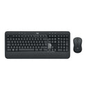Logitech LGT-MK540-US Draadloze Muis En Keyboard Multimedia Us International Donkergrijs