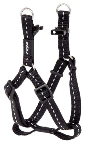 Rogz For Dogs Nitelife Step-in H Zwart 11 MMX27-38 CM