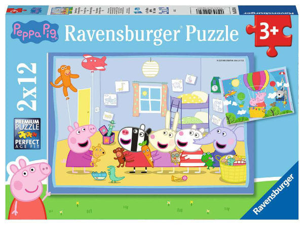 De Avonturen van Peppa Pig Legpuzzel, 12st.