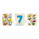 Goki Houten Puzzel Leren Tellen, 30dlg.