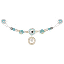 Houten Kinderwagenketting met Clip Pinguïn