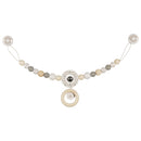 Houten Kinderwagenketting met Clip Ster