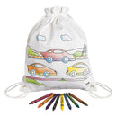Kleur je eigen Rugzak - Auto's