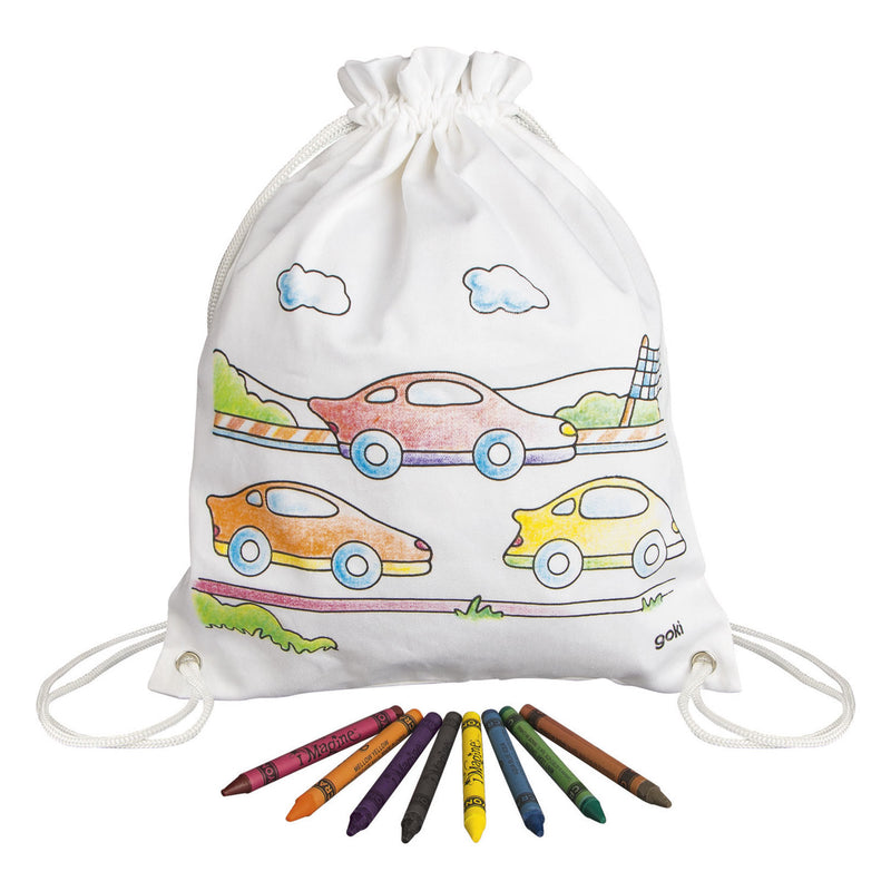 Kleur je eigen Rugzak - Auto's