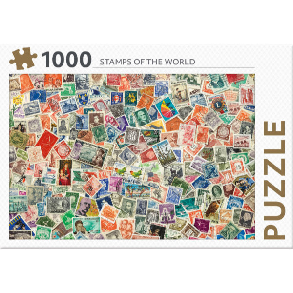 Rebo puzzel 1.000 st.Stamps of the world