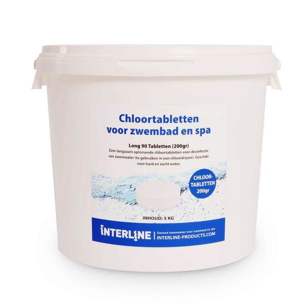 Interline Zwembad Long 90 200 Grams Chloortabletten 5 kg