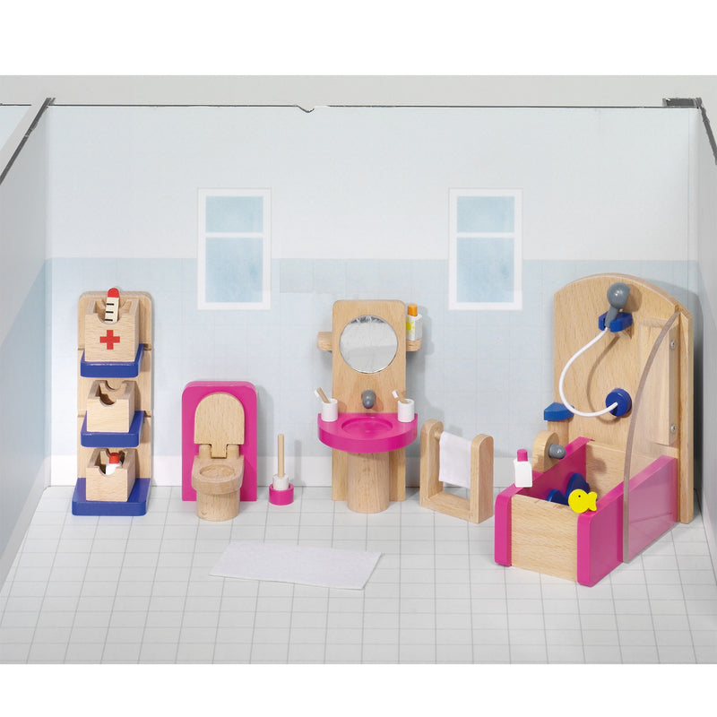 Poppenhuis Meubeltjes  Badkamer