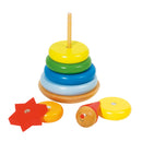 Goki Houten Stapeltoren Clown, 8dlg.