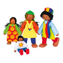 Poppenhuis Poppen Afrikaanse Familie