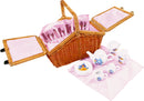 Small Foot - Houten Picknickmand met Servies Romantisch, 30dlg.