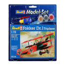Revell Model Set - Fokker DR.1 37dlg. - Incl. Basiskleuren Verf