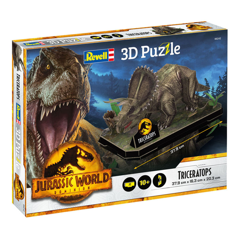 Revell 3D Puzzel  Bouwpakket - Jurassic WD Triceratops