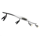 Bastia - 4 lichts led opbouwspot -  ‚Ø93cm - glimmend staal