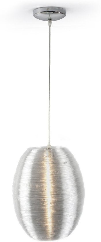 Paula - hanglamp - Ø28cm - acrylaat/glimmend staal