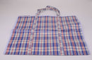 Boodschappentas shopper ruit met rits 65x56x30cm