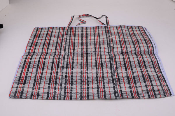 Boodschappentas shopper ruit met rits 80x60x30cm