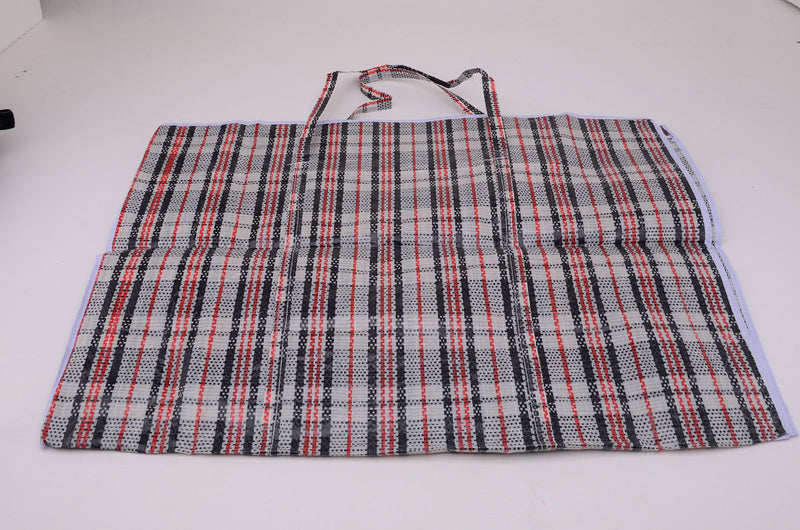 Boodschappentas shopper ruit met rits 80x60x30cm