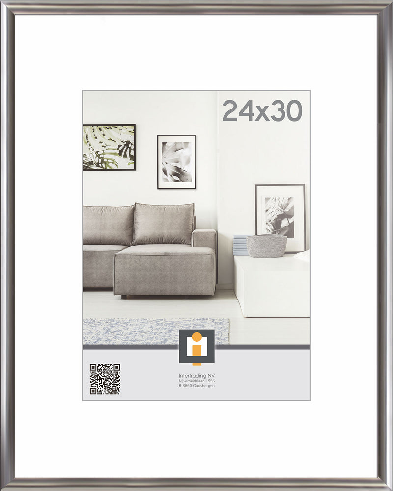 Fotolijst Kiel 24x30cm - Zilver