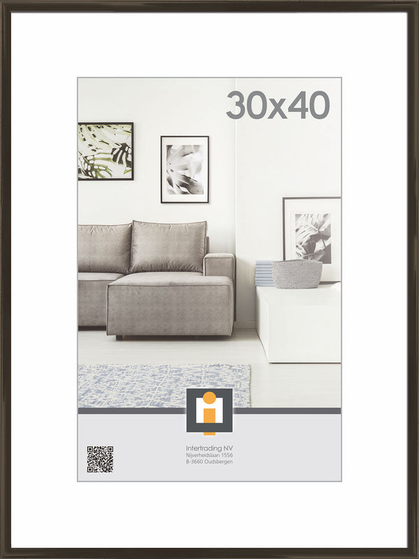 Fotolijst Kiel 30x40cm - Zwart