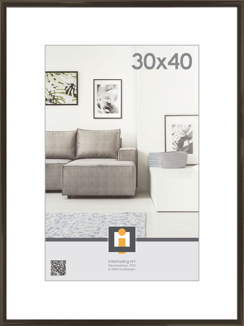 Fotolijst Kiel 30x40cm - Zwart