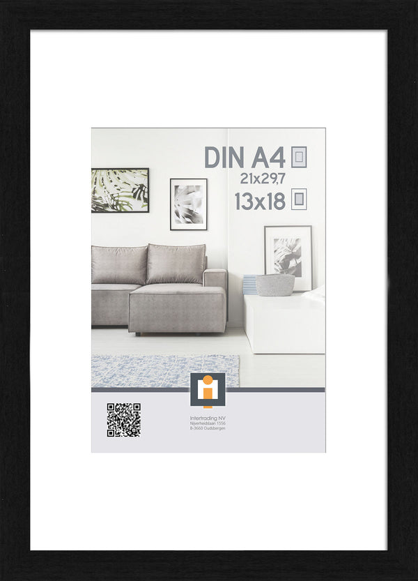 Fotolijst Goteborg 21x30cm - Zwart