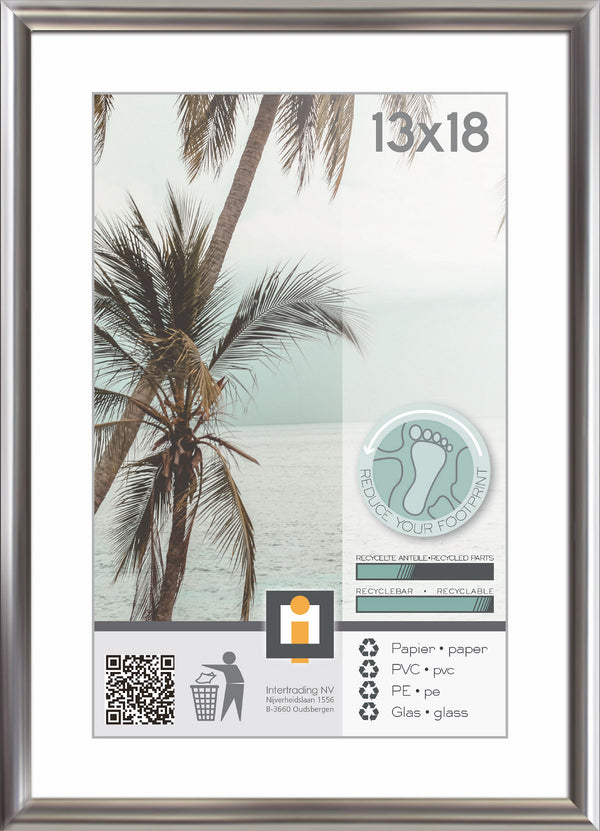 Fotolijst Kyoto 13x18cm - Zilver