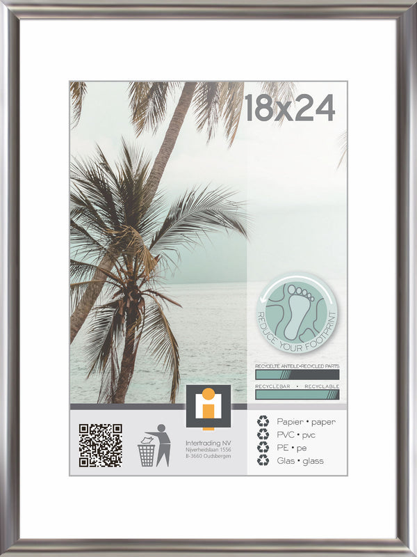 Fotolijst Kyoto 18x24cm - Zilver