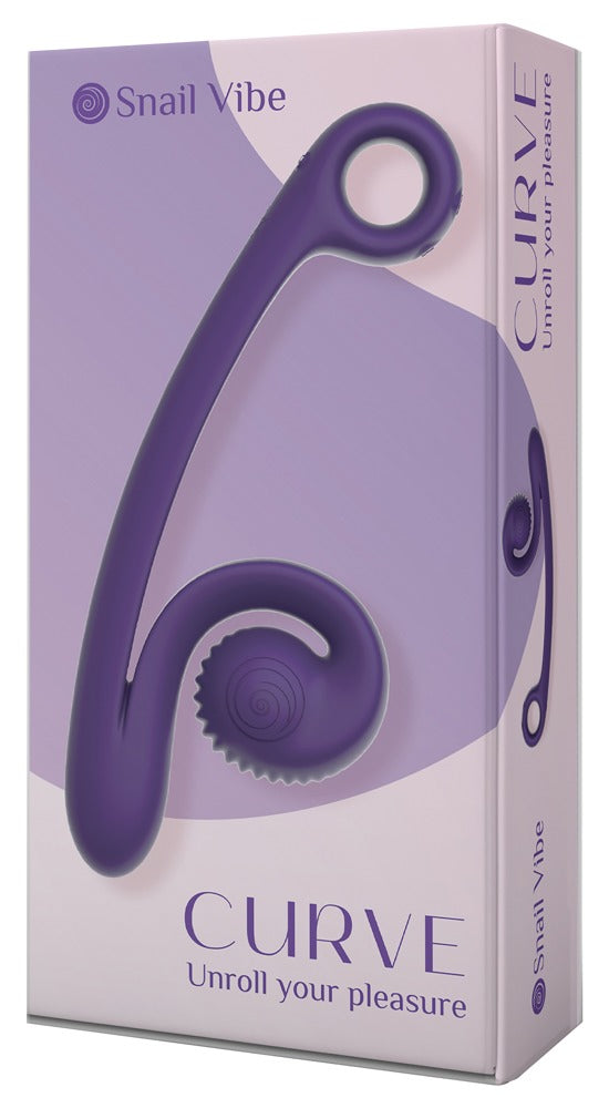 Snail Vibe Curve Duo Vibrator - Paars