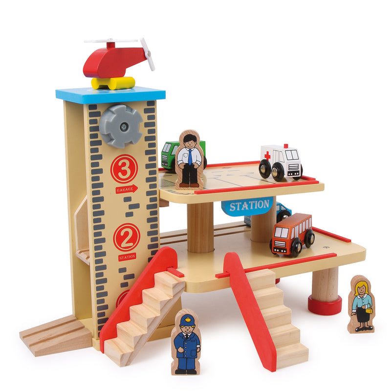 Station en parkeergarage