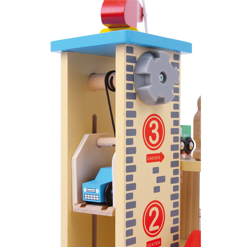 Station en parkeergarage