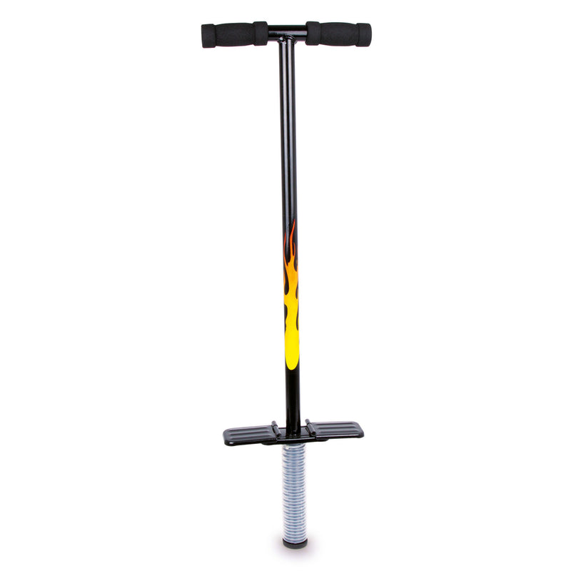 Pogo stick met vlammen 26 x 6 x 88 cm
