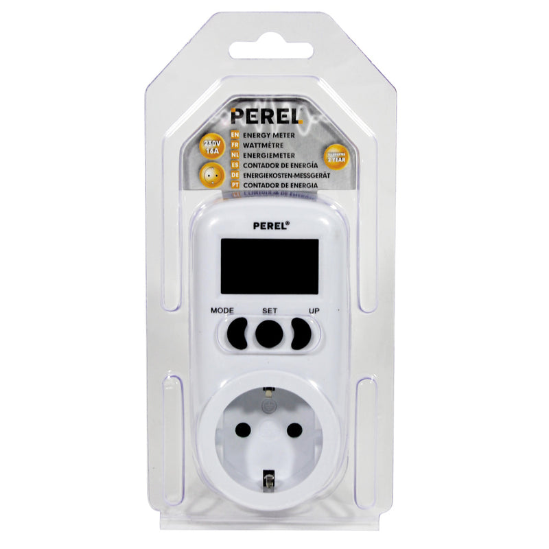 PEREL Energieverbruiksmeter 230v/15a
