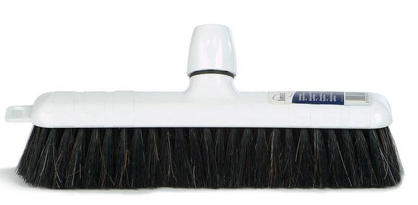 Linea Zaalveger Paardenhaar + Anker 30 cm Wit/Zwart