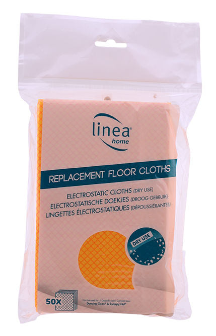 Linea vliesdoekjes Sweepy-Net 40cm 50 stuks geel