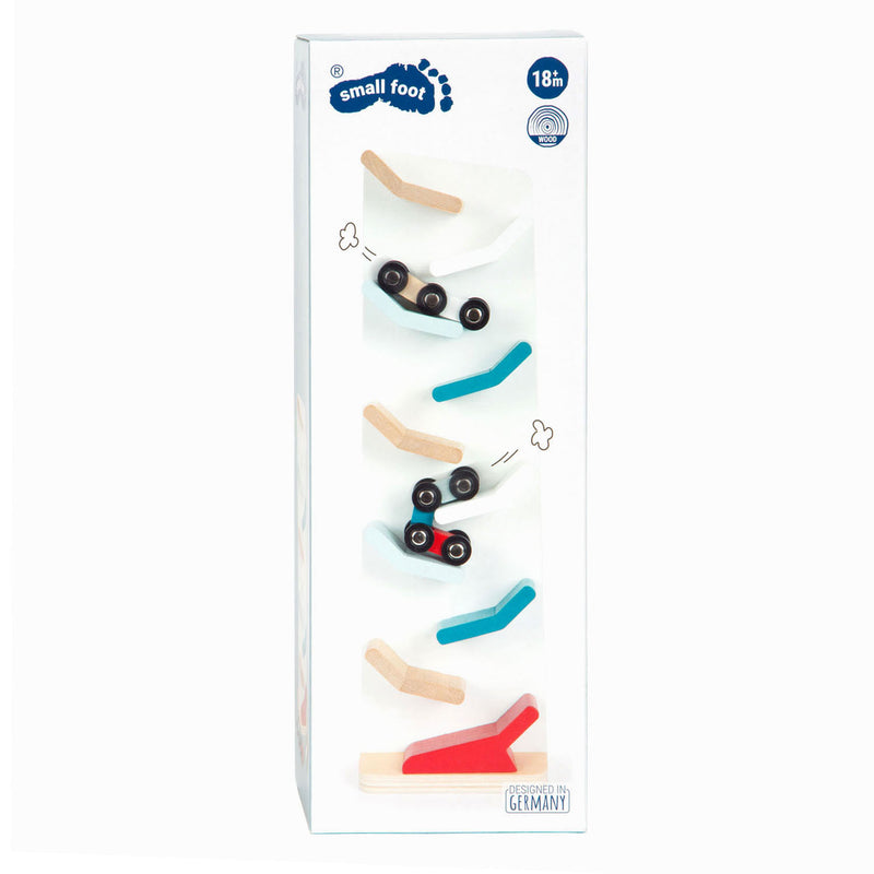 Small Foot - Houten Autobaan Toren met Auto's, 3dlg.