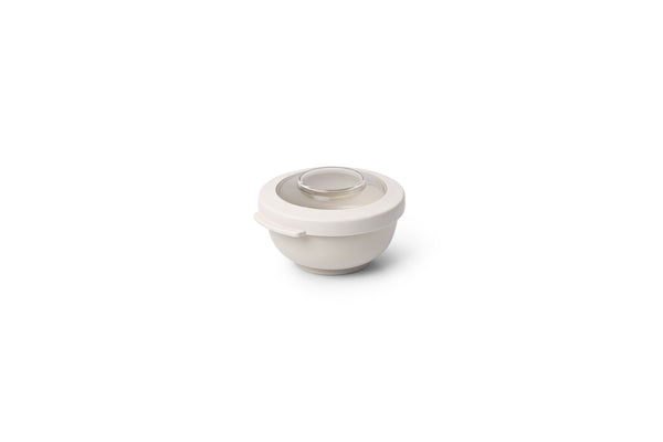 Amuse Life Bowl Lunchbox Compacte Vershouddoos met Tritan Deksel 200 ml Grijs