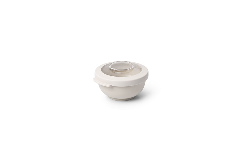 Amuse Life Bowl Lunchbox Compacte Vershouddoos met Tritan Deksel 200 ml Grijs