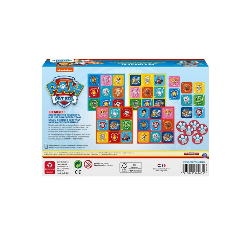 Shuffle Paw Patrol Bingo