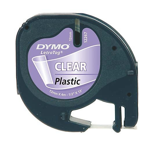 Dymo Ril Tape Helder-zw 12267