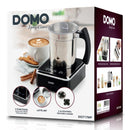 Domo DO717MF Melkopschuimer Zwart/RVS