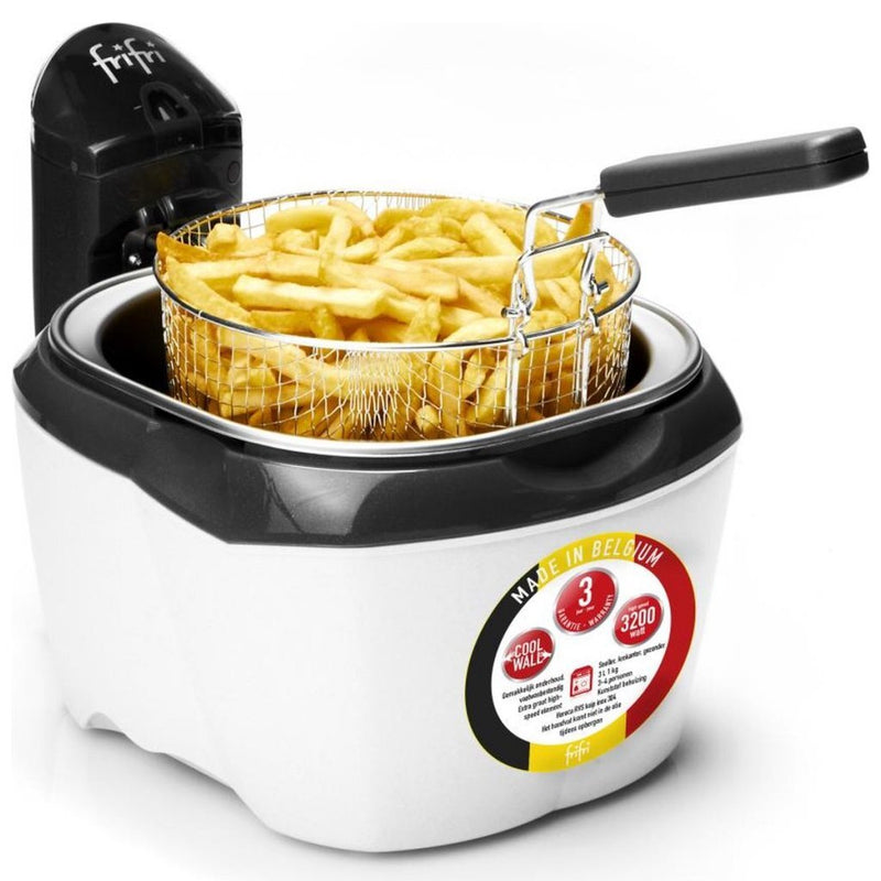 FriFri 918 Friteuse 3L 3200W Wit/Zwart