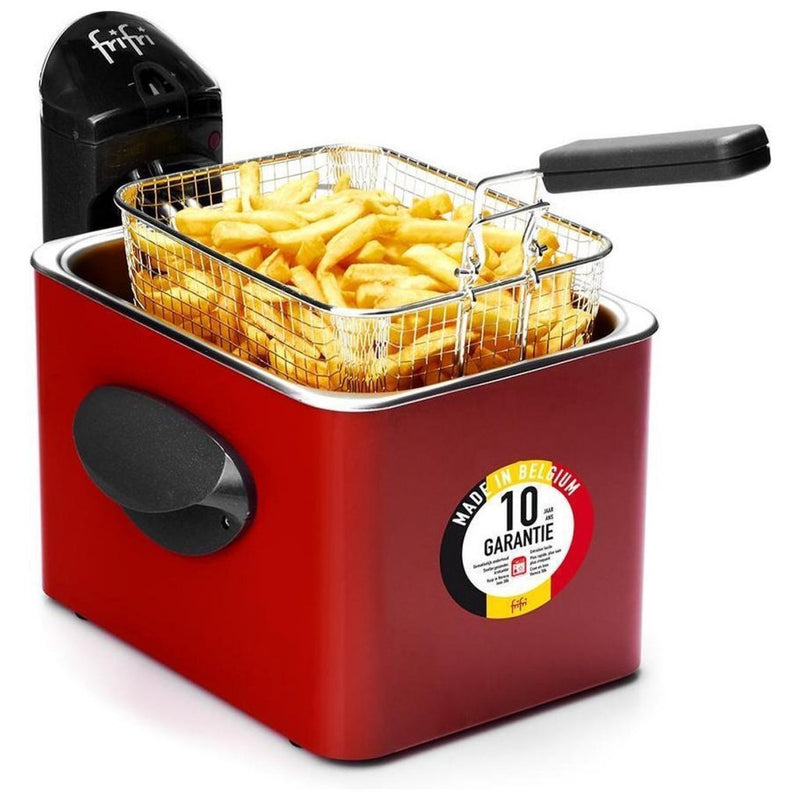 FriFri 1905R Friteuse 3.5L 3200W Rood/Zwart